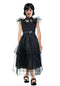 CHILDREN BLACK PROM DRESS COSTUME